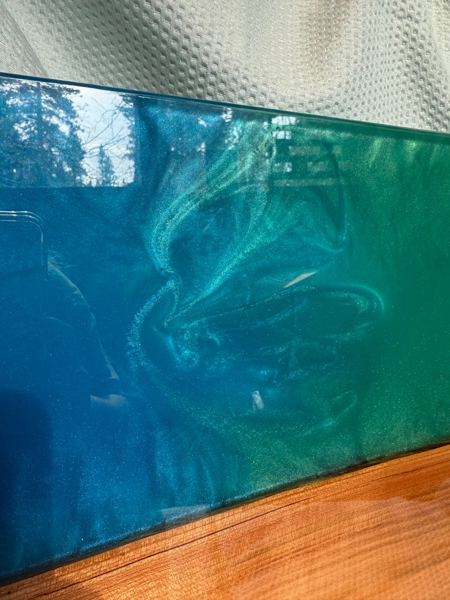 Where the sky&earth meets epoxy board