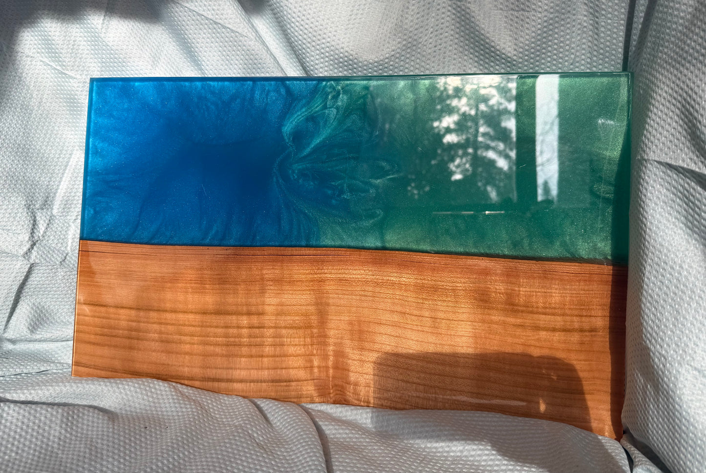 Where the sky&earth meets epoxy board