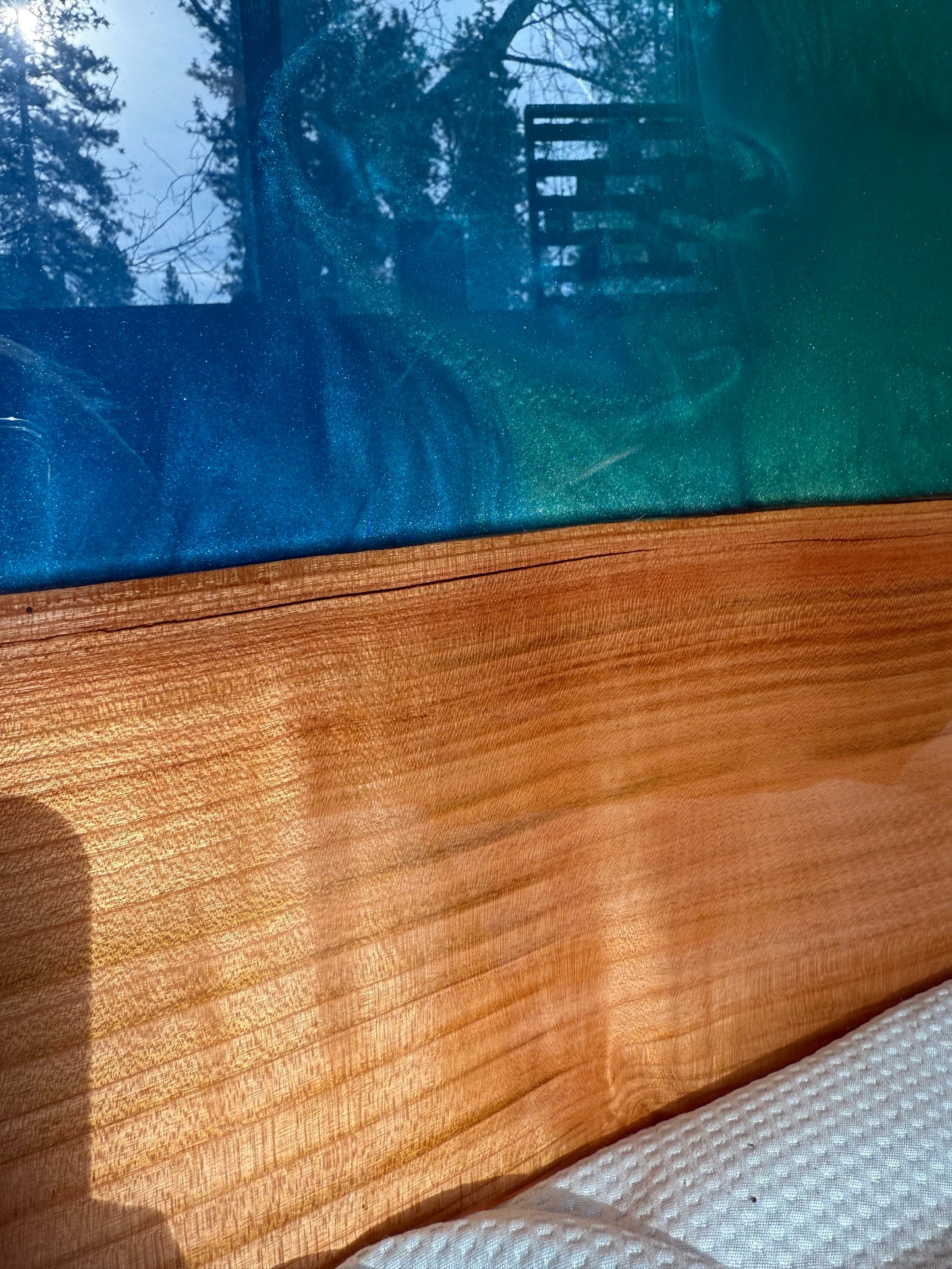 Where the sky&earth meets epoxy board