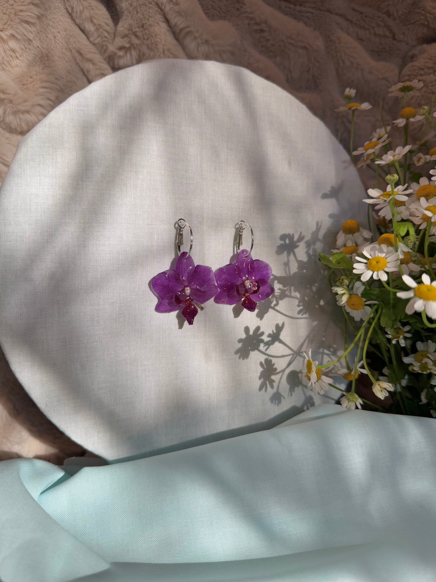 Small purple orchids