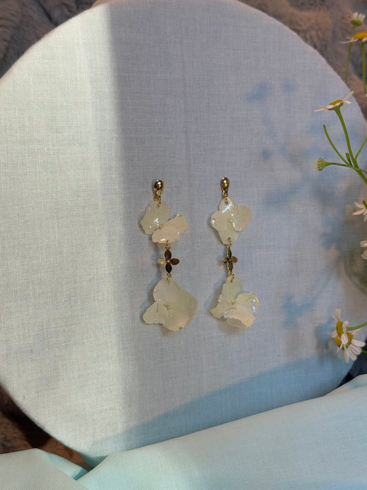 Hydrangea earrings